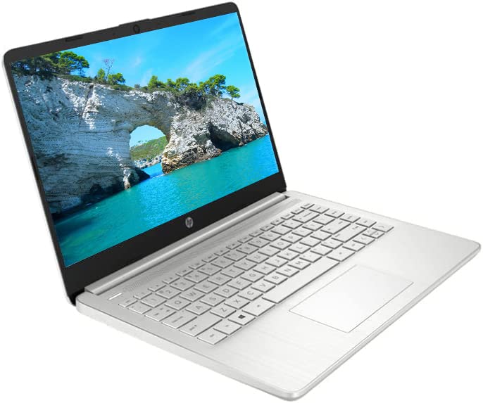 HP 2023 14" HD IPS Laptop, Intel Celeron Processor Up to 2.60GHz, 8GB RAM, 64GB SSD, Ultra-Fast WiFi, Webcam, Windows 11(Renewed)