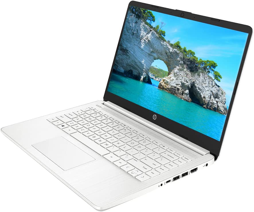 HP 2023 14" HD IPS Laptop, Intel Celeron Processor Up to 2.60GHz, 8GB RAM, 64GB SSD, Ultra-Fast WiFi, Webcam, Windows 11(Renewed)