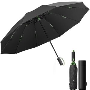 beneunder 45 inch travel umbrella for rain, fodable compact umbrella lightweight, travel umbrella for backpack, compact umbrella for rain and wind, mini umbrella