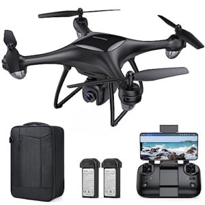 tomzon p5g drones with camera for adults 4k, fpv gps camera drone 5g wifi transmission for beginner, auto return home, follow me, custom flight path, under 249g, 36 mins long flight with carrying bag
