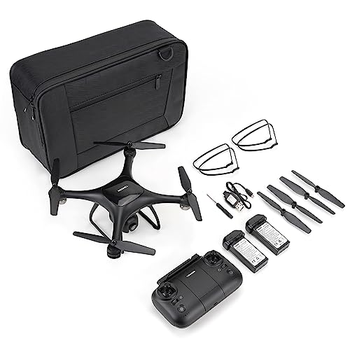 TOMZON P5G Drones with Camera for Adults 4K, FPV GPS Camera Drone 5G WiFi Transmission for Beginner, Auto Return Home, Follow Me, Custom Flight Path, Under 249g, 36 Mins Long Flight with Carrying Bag