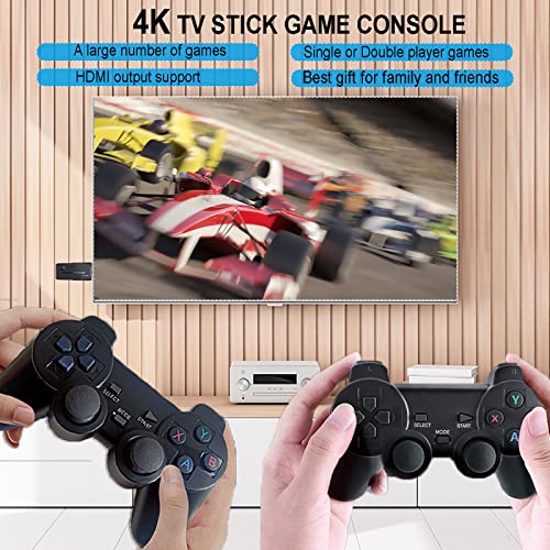 Retro Video Game Console with 10000+ Classic Fc Games, Dual 2.4G Wireless Game Controller, Support Hdmi Output Display Screen Connection,, Birthday Gift