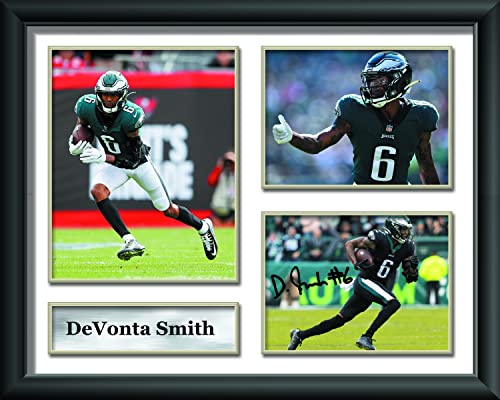 DeVonta Smith Reprint Signed Photo Picture Poster Framed Display Decorations Fan Gifts Memorabilia Wall Art