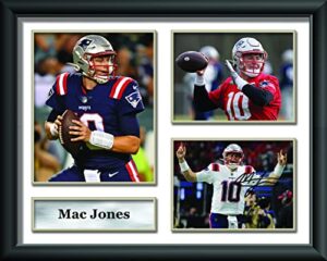 mac jones reprint signed photo picture poster framed display decorations fan gifts memorabilia wall art