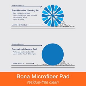 Bona Hardwood Floor Cleaner Spray - 32 fl oz & Microfiber Cleaning Pad, for Hardwood and Multi-Surface Floors, fits Family of Mops, 3 Pack