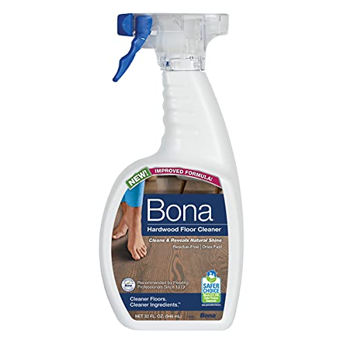 Bona Hardwood Floor Cleaner Spray - 32 fl oz & Microfiber Cleaning Pad, for Hardwood and Multi-Surface Floors, fits Family of Mops, 3 Pack