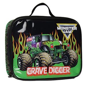 INTIMO Monster Jam Grave Digger Single Compartment Insulated Big Large Lunch Box Bag