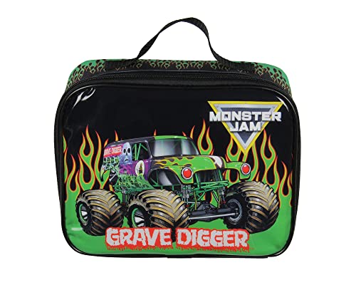 INTIMO Monster Jam Grave Digger Single Compartment Insulated Big Large Lunch Box Bag