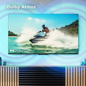 TCL 50-Inch Class S4 4K LED Smart TV with Roku TV (50S450R, 2023 Model), Dolby Vision, HDR, Dolby Atmos, Works with Alexa, Google Assistant and Apple HomeKit Compatibility, Streaming UHD Television