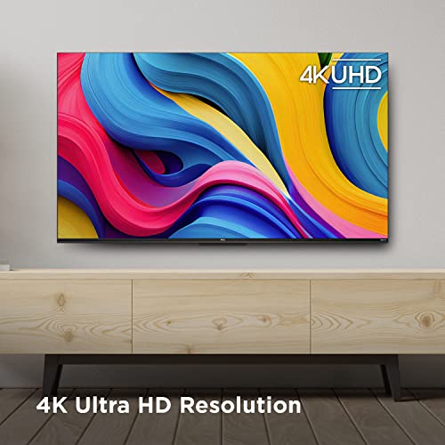 TCL 50-Inch Class S4 4K LED Smart TV with Roku TV (50S450R, 2023 Model), Dolby Vision, HDR, Dolby Atmos, Works with Alexa, Google Assistant and Apple HomeKit Compatibility, Streaming UHD Television