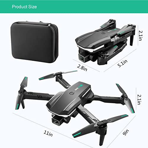 Xecvkr Drone with Dual 4K HD FPV Camera for Kids&Beginner - Drone Toys Gifts for Boys Girls Altitude Hold Headless Mode One Key Start Speed Adjustment 4 Channel A19