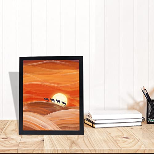NAOKBOEE 13x17 Picture Frame in Black, Photo Frames with Plexiglass, Horizontal and Vertical Formats for Wall Mounting