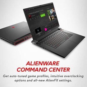 Alienware M17R5 Gaming Laptop - 17.3-inch FHD 480Hz Display, AMD Ryzen 9-6900HX, 32GB DDR5 RAM, 1TB SSD, NVIDIA GeForce RTX 3080 GDDR6, Windows 11 Home, 1 Year Support - Dark Side of the Moon, Black