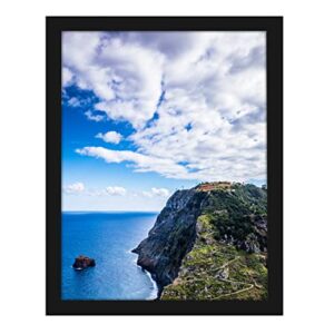 MENNTHUI 12x16 Black Picture Frame, Wall Mounting Horizontally or Vertically, Decoration for Photos, Paintings, Posters, Artwork