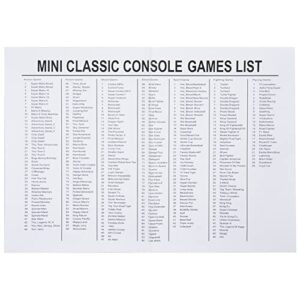 621 Retro Game Console, 621 Different Classic Games with 2 N-ES Classic Controller,Classic Game Play, Nostalgic Game Play, Retro Game Play, HDMI Output Plug & Play Childhood Mini Classic Console