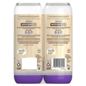 Swiffer PowerMop Wood QuickDry Wood Floor Cleaning Solution with Lemon Scent, 25.3 fl oz, 2 pack