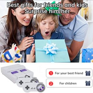 Super Classic Retro Game Console,Classic Mini Video Game Console Built in 2000+ Different Classic Games,4k HD Output and 2 Wired Controllers,Advanced Gaming Solution.