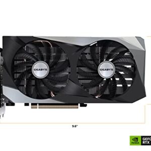 Gigabyte GeForce RTX 3050 WINDFORCE OC 8G Graphics Card, 2X WINDFORCE Fans, 8GB GDDR6 128-bit GDDR6, GV-N3050WF2OC-8GD Video Card