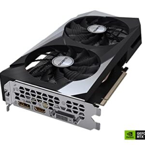 Gigabyte GeForce RTX 3050 WINDFORCE OC 8G Graphics Card, 2X WINDFORCE Fans, 8GB GDDR6 128-bit GDDR6, GV-N3050WF2OC-8GD Video Card