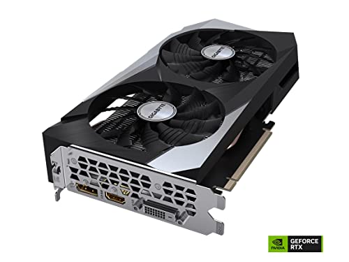 Gigabyte GeForce RTX 3050 WINDFORCE OC 8G Graphics Card, 2X WINDFORCE Fans, 8GB GDDR6 128-bit GDDR6, GV-N3050WF2OC-8GD Video Card