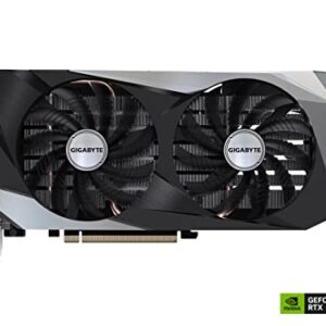 Gigabyte GeForce RTX 3050 WINDFORCE OC 8G Graphics Card, 2X WINDFORCE Fans, 8GB GDDR6 128-bit GDDR6, GV-N3050WF2OC-8GD Video Card