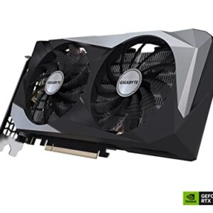 Gigabyte GeForce RTX 3050 WINDFORCE OC 8G Graphics Card, 2X WINDFORCE Fans, 8GB GDDR6 128-bit GDDR6, GV-N3050WF2OC-8GD Video Card