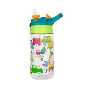 hoslipoper 400ml leak-proof kids water bottle improved 2023 bpa-free safe-sip flip-up straw cup for toddlers and children school, sports, daycare, camp