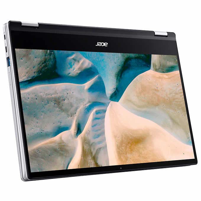 acer Chromebook Spin x360 Laptop, 14" FHD 2in1 Touchscreen Convertible, AMD Ryzen 3 3250C, 8GB RAM, 256GB Storage(128GB eMMC SSD+128GB MSD Card), Backlit KB, Chrome OS w/GM Accessories