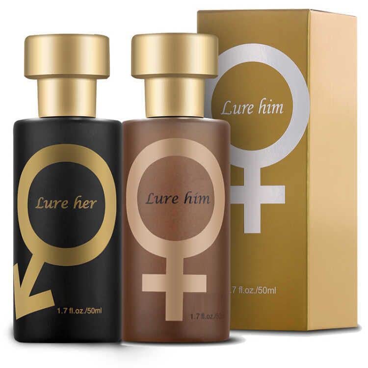 AGSTA Golden Lure Perfume Lure Her Perfume Colonia De Feromonas para Que Los Hombres Atraigan A Las Mujeres Lure Her Perfume (Color : Man)