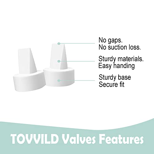 TOVVILD Pump Parts Compatible with Spectra Pump - Duckbill Valves Silicone Membrane for Spectra S1 Spectra S2 Spectra 9 Plus, Replace Backflow Protector, Not Original Spectra Pump Accessories