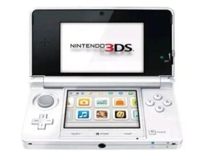white-3ds console （used）handheld game console