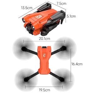 Cycuff Avoidance Drones with Camera for Adults, 1080P FPV Dual Camera, Mini Drone with 2 Lithium Batteries, Portable Gift Box, Gesture/Gravity Control Suitable for Teens Beginner Boys/Girls Gift