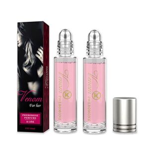 2pcs eternal love pheromone perfume enhanced edition, elazialip pheromone scent for her, long lasting pheromone perfume, pheromone perfume for women and men (women)