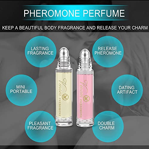 2PCS Eternal Love Pheromone Perfume Enhanced Edition, Elazialip Pheromone Scent for Her, Long Lasting Pheromone Perfume, Pheromone Perfume for Women and Men (Women)