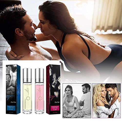 2PCS Eternal Love Pheromone Perfume Enhanced Edition, Elazialip Pheromone Scent for Her, Long Lasting Pheromone Perfume, Pheromone Perfume for Women and Men (Women)