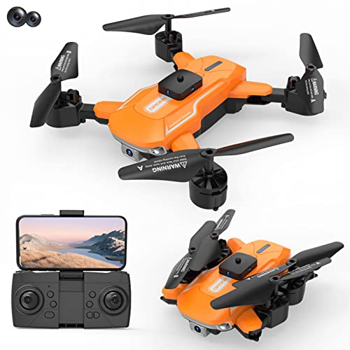 MORESEC Drone with Dual Camera, 1080P HD FPV Camera Folding Aerial Drone Remote Control Toys Gifts for Boys Girls with Altitude Hold Headless Mode One Key Start Speed Adjustment Quadcopter #Day