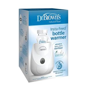 Dr. Brown's Clean Steam Baby Bottle and Pacifier Sterilizer and Dryer with Insta-Feed Bottle Warmer Combination Pack