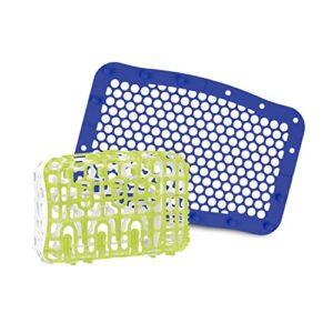 dr. brown's baby bottle dishwasher basket and 100% silione dishwasher bag, for standard baby bottle parts, pumps, pacifiers and more