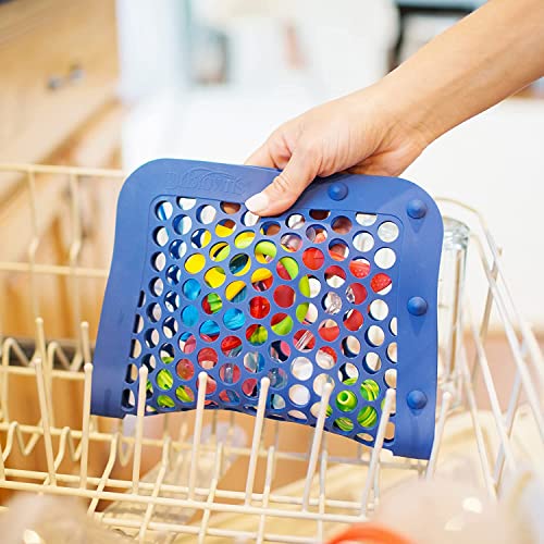 Dr. Brown's Baby Bottle Dishwasher Basket and 100% Silione Dishwasher Bag, for Standard Baby Bottle Parts, Pumps, Pacifiers and More