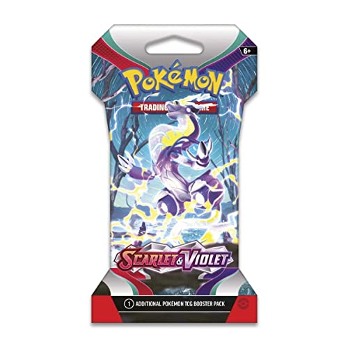 POKEMON TCG: Scarlet & Violet Sleeved Booster Packs - 8 Packs (80 Cards)