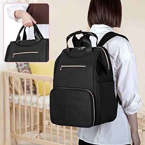 Fasrom Wearable Breast Pump Bag Backpack with Cooler and Pump Tote Bag, Compatible with Willow, Elvie, Momcozy Hands Free Pumps and Medela Pump in Style, Black (Patent Design)