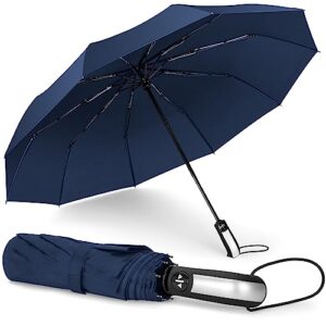 ninemax travel compact umbrella windproof automatic open close light weight portable women men umbrellas for rain