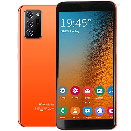 SYH&AQYE 5.72in HD Full Screen Cellphone, Unlocked Smartphone with 512MB RAM 4GB ROM, Face Recognition Function, Dual Camera with Dual SIM Card Slots for Younger