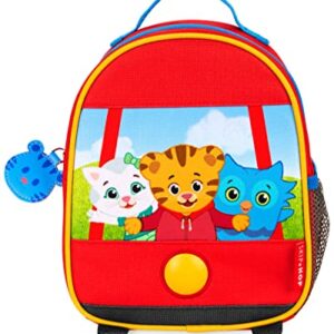 Skip Hop x Daniel Tiger Mini Toddler Backpack, Preschool Ages 1-4, Trolley Friends