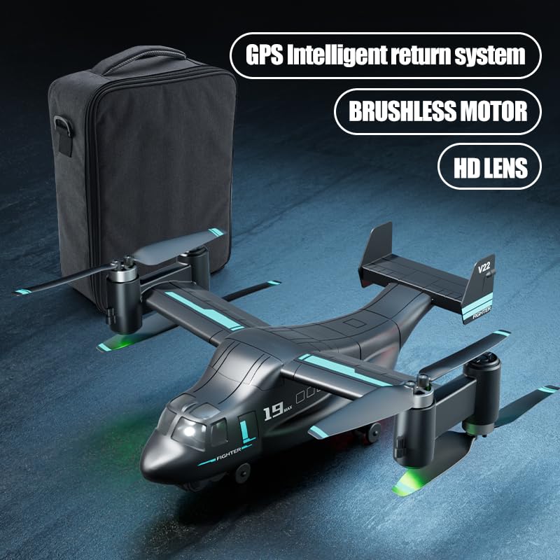 LMRC-19-MAX GPS Drone with 4K UHD Camera for Adults and Beginners, 30 Mins Flight Time, GPS Auto Return, 5GHz Foldable FPV RC Quadcopter with Brushless Motor, Altitude Hold, Follow Me, 2 Batteries