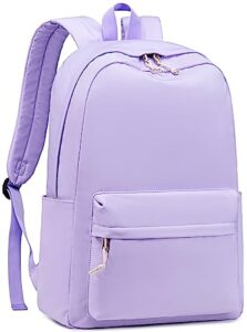 school backpack for teen girls kids bookbags elementary middle school laptop bags women travel daypacks (purple)
