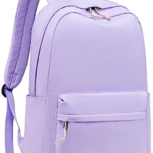 School Backpack for Teen Girls Kids Bookbags Elementary Middle School Laptop Bags Women Travel Daypacks (Purple)