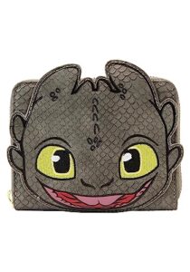 how to train your dragon toothless cosplay zip around wallet