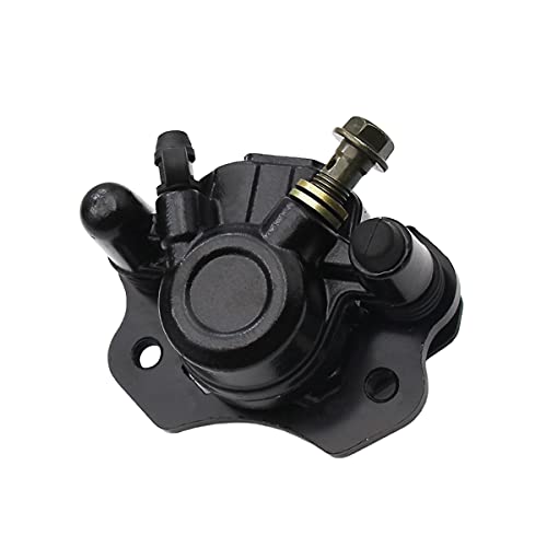 PRO BAT Rear Brake Master Cylinder Caliper Assembly+Brake Disk Rotor for 50cc 70cc 90cc 110cc 125cc Chinese Quad Taotao Boulder B1 Coolster 3050HD ATV Kids Four Wheeler, Black