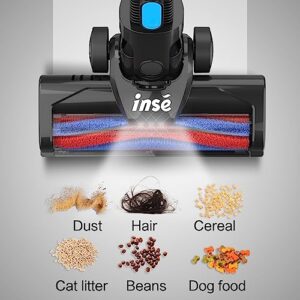 INSE Replacement 2-in-1 Roller Brush for N5S Cordless Vacuum Cleaner, Replacement Brush Accessories